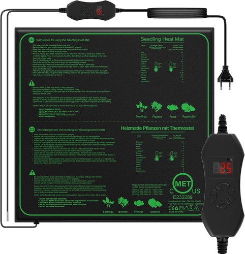 Pflanzen heizmatte 70w mit - heizmatte,